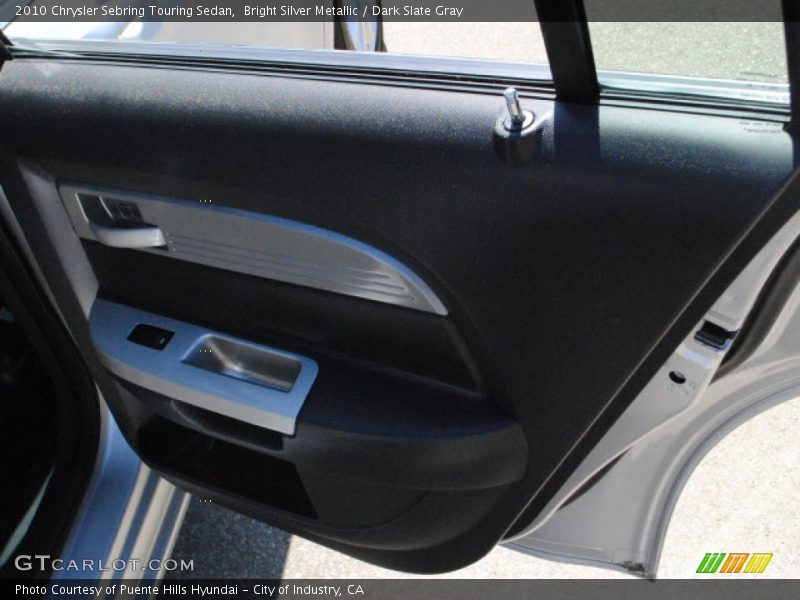 Bright Silver Metallic / Dark Slate Gray 2010 Chrysler Sebring Touring Sedan