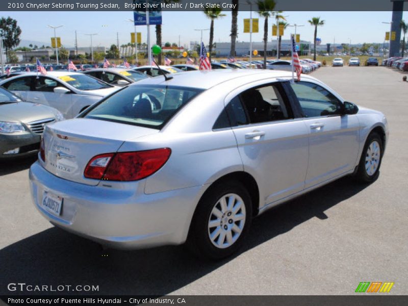 Bright Silver Metallic / Dark Slate Gray 2010 Chrysler Sebring Touring Sedan