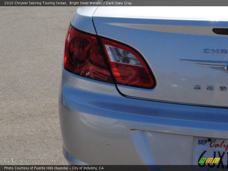 Bright Silver Metallic / Dark Slate Gray 2010 Chrysler Sebring Touring Sedan