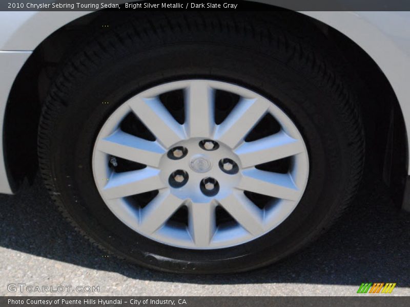 Bright Silver Metallic / Dark Slate Gray 2010 Chrysler Sebring Touring Sedan