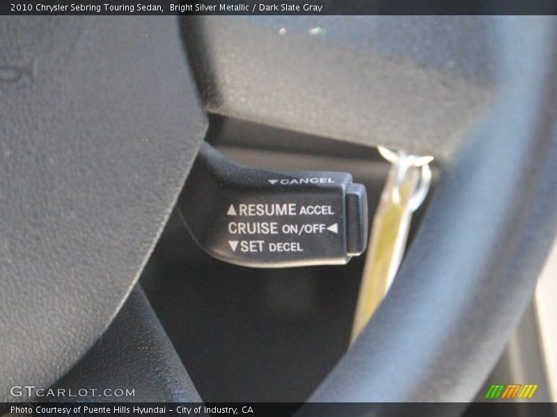 Bright Silver Metallic / Dark Slate Gray 2010 Chrysler Sebring Touring Sedan