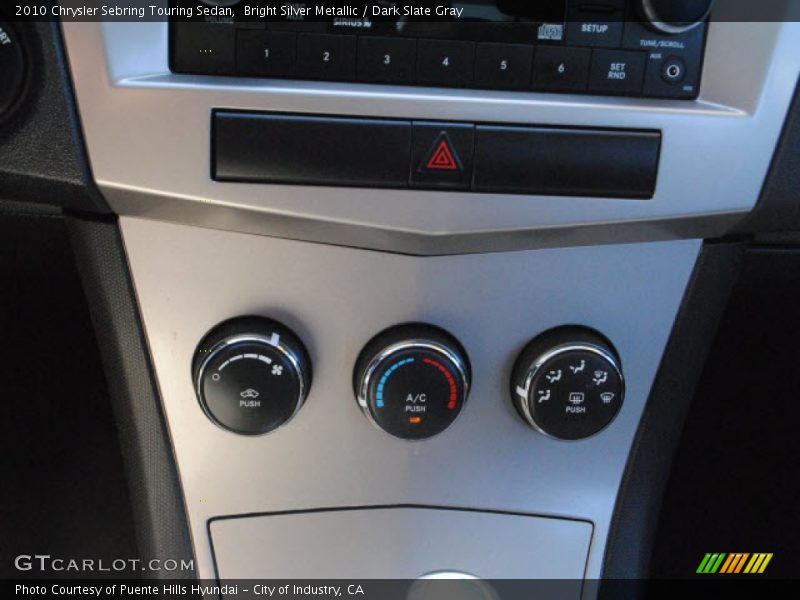 Bright Silver Metallic / Dark Slate Gray 2010 Chrysler Sebring Touring Sedan