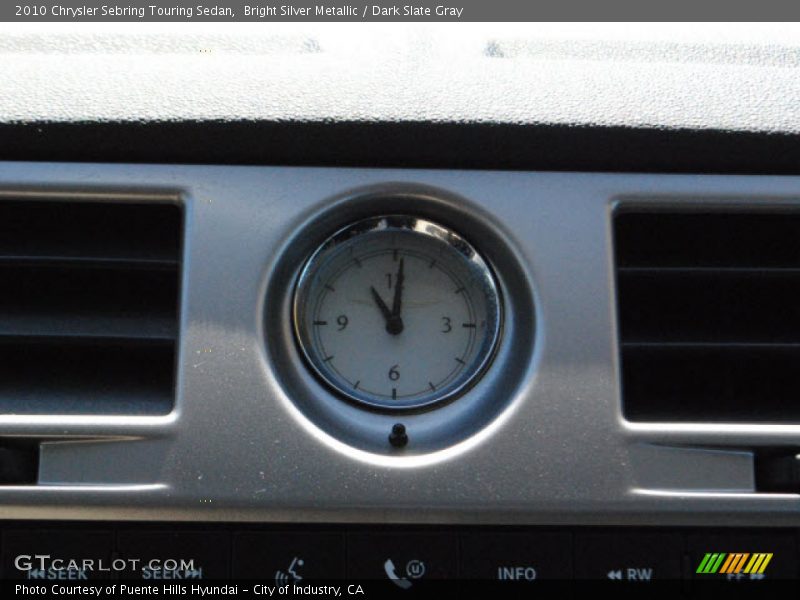 Bright Silver Metallic / Dark Slate Gray 2010 Chrysler Sebring Touring Sedan