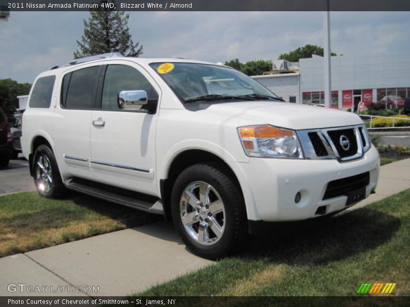 Front 3/4 View of 2011 Armada Platinum 4WD