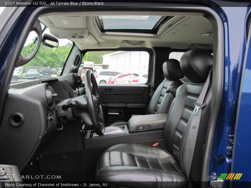  2007 H2 SUV Ebony Black Interior