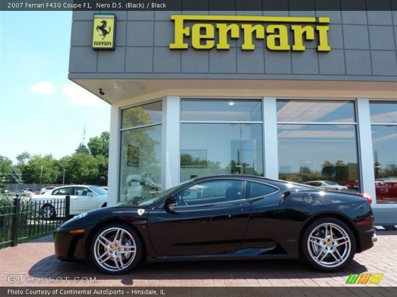 Nero D.S. (Black) / Black 2007 Ferrari F430 Coupe F1