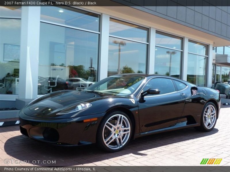 Nero D.S. (Black) / Black 2007 Ferrari F430 Coupe F1