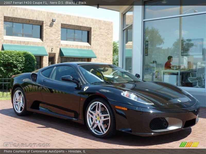 Nero D.S. (Black) / Black 2007 Ferrari F430 Coupe F1