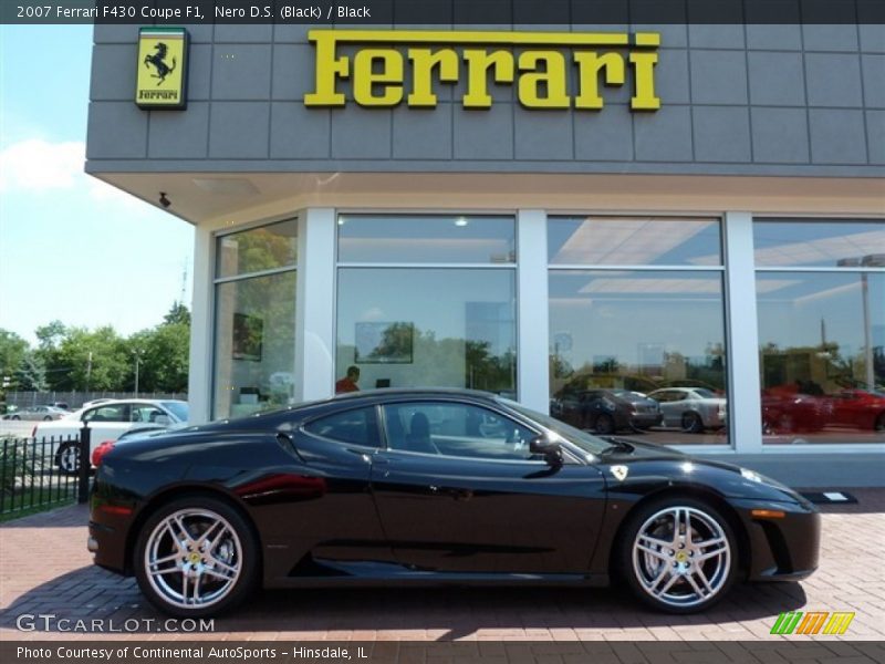 Nero D.S. (Black) / Black 2007 Ferrari F430 Coupe F1