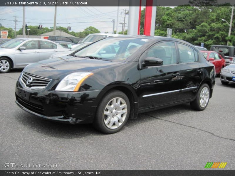 Super Black / Charcoal 2010 Nissan Sentra 2.0