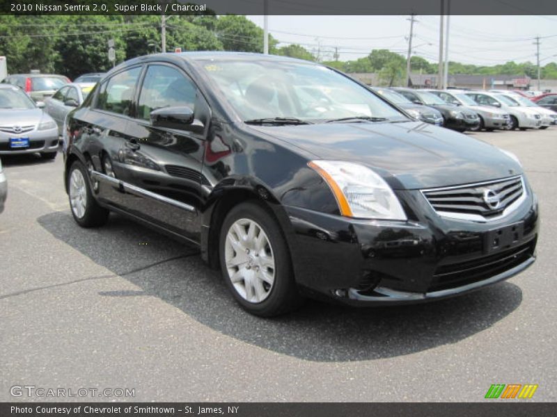 Super Black / Charcoal 2010 Nissan Sentra 2.0
