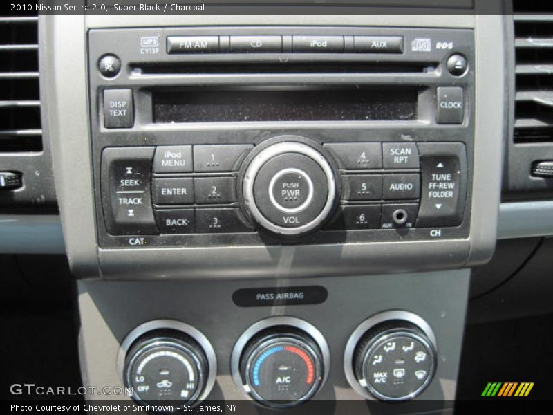 Super Black / Charcoal 2010 Nissan Sentra 2.0