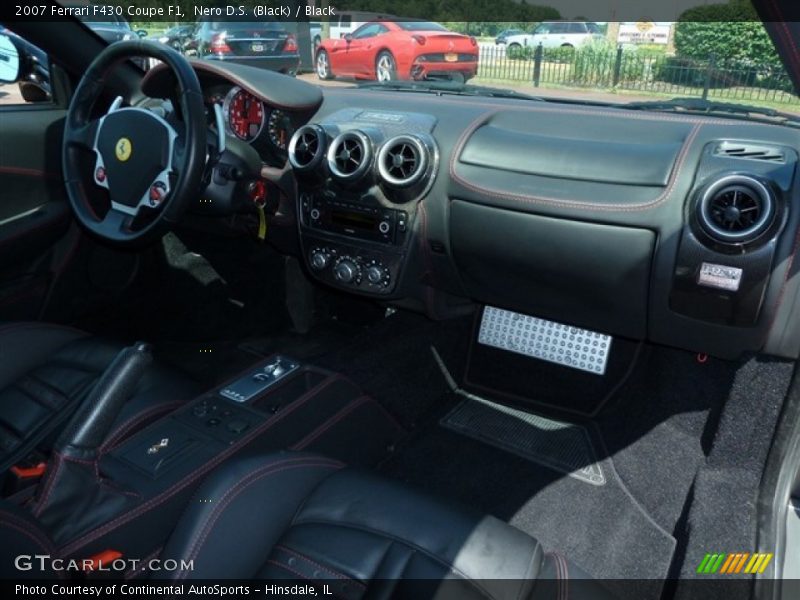 Nero D.S. (Black) / Black 2007 Ferrari F430 Coupe F1