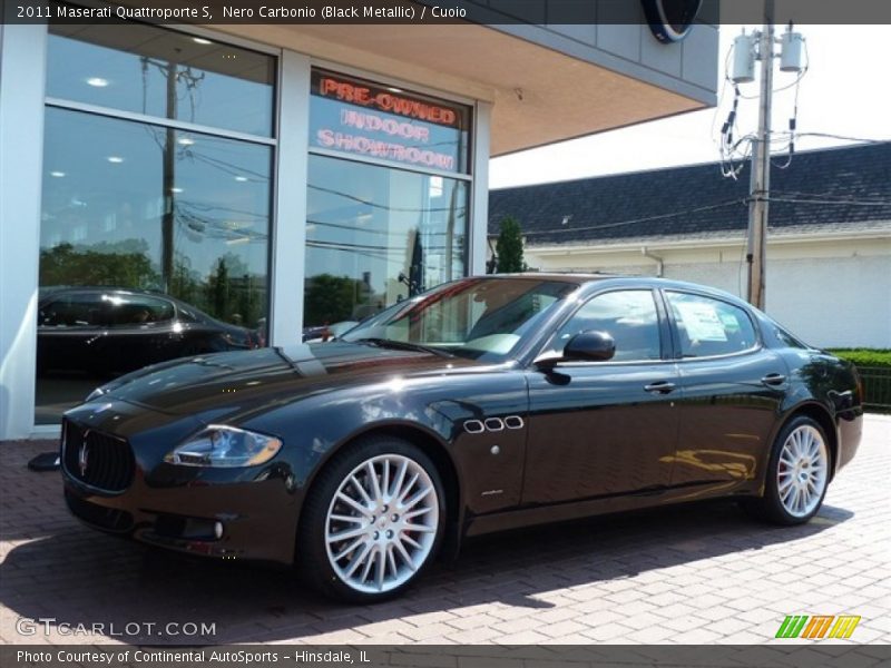 Nero Carbonio (Black Metallic) / Cuoio 2011 Maserati Quattroporte S
