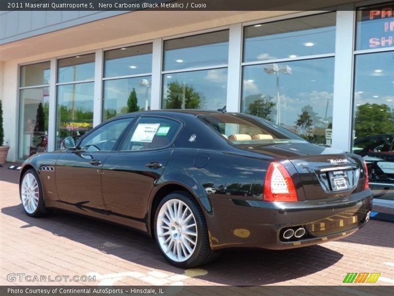 Nero Carbonio (Black Metallic) / Cuoio 2011 Maserati Quattroporte S