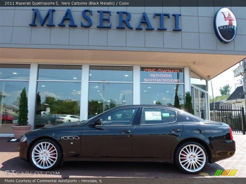 Nero Carbonio (Black Metallic) / Cuoio 2011 Maserati Quattroporte S