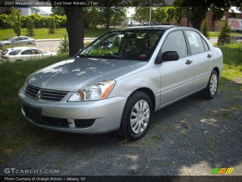 Cool Silver Metallic / Tan 2007 Mitsubishi Lancer ES