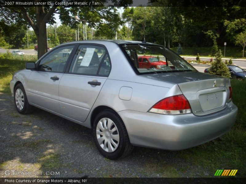 Cool Silver Metallic / Tan 2007 Mitsubishi Lancer ES