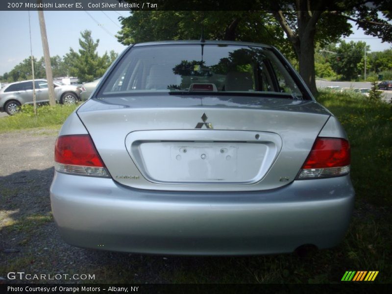 Cool Silver Metallic / Tan 2007 Mitsubishi Lancer ES