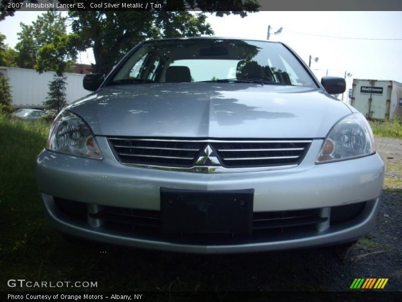 Cool Silver Metallic / Tan 2007 Mitsubishi Lancer ES