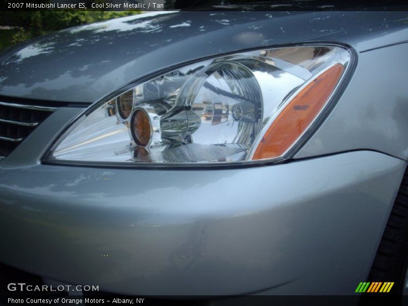 Cool Silver Metallic / Tan 2007 Mitsubishi Lancer ES