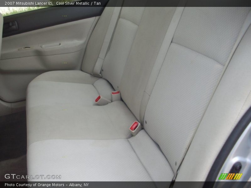 Cool Silver Metallic / Tan 2007 Mitsubishi Lancer ES