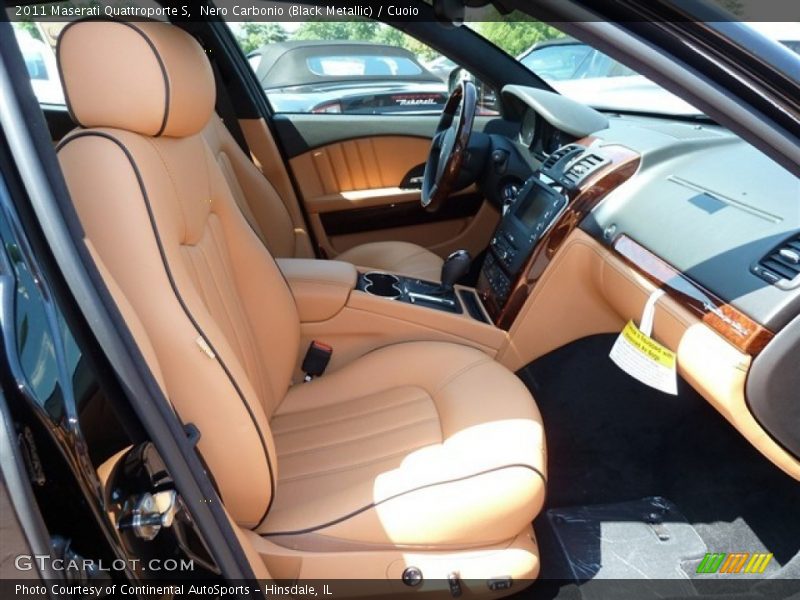 Nero Carbonio (Black Metallic) / Cuoio 2011 Maserati Quattroporte S