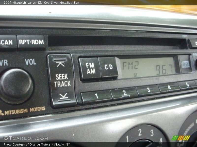 Cool Silver Metallic / Tan 2007 Mitsubishi Lancer ES