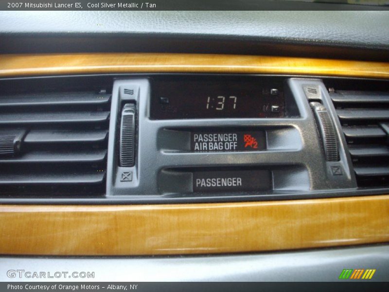 Cool Silver Metallic / Tan 2007 Mitsubishi Lancer ES