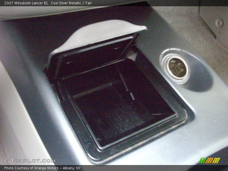 Cool Silver Metallic / Tan 2007 Mitsubishi Lancer ES