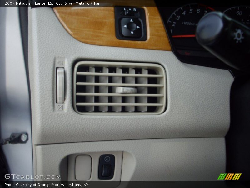 Cool Silver Metallic / Tan 2007 Mitsubishi Lancer ES