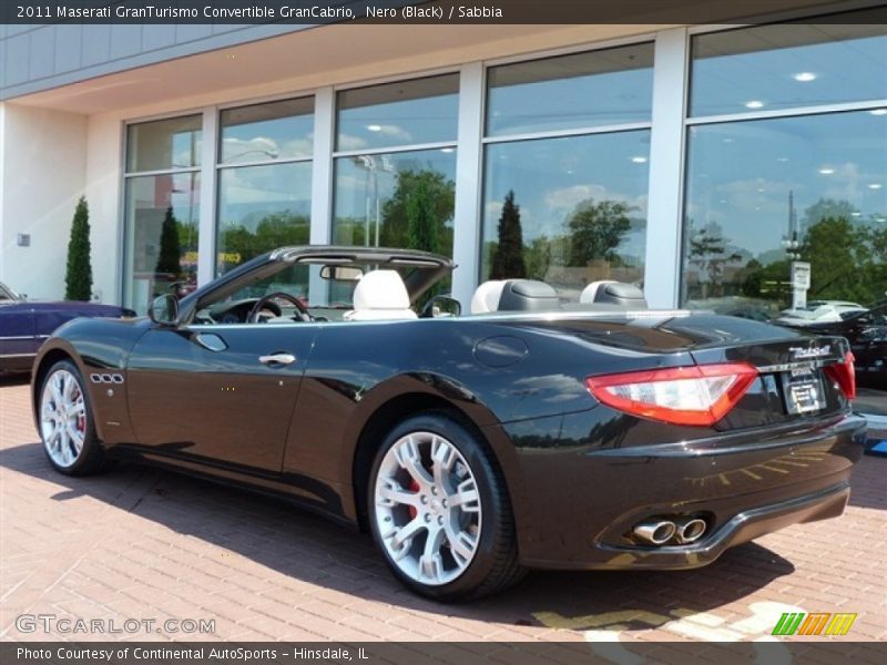 Nero (Black) / Sabbia 2011 Maserati GranTurismo Convertible GranCabrio