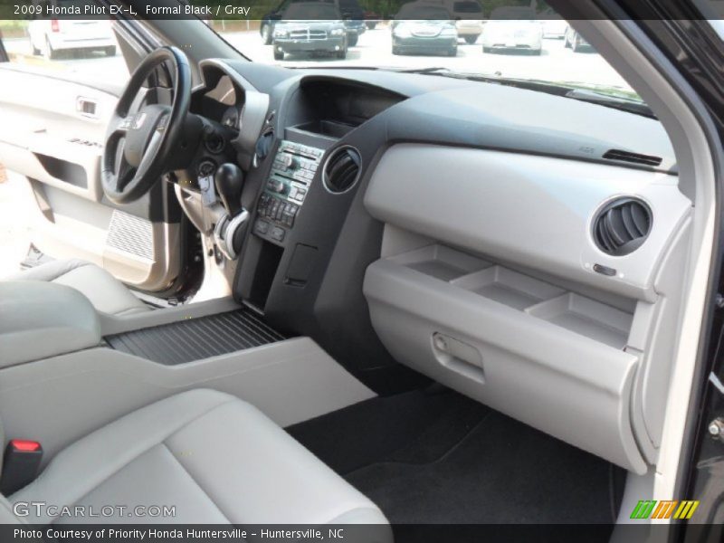 Formal Black / Gray 2009 Honda Pilot EX-L