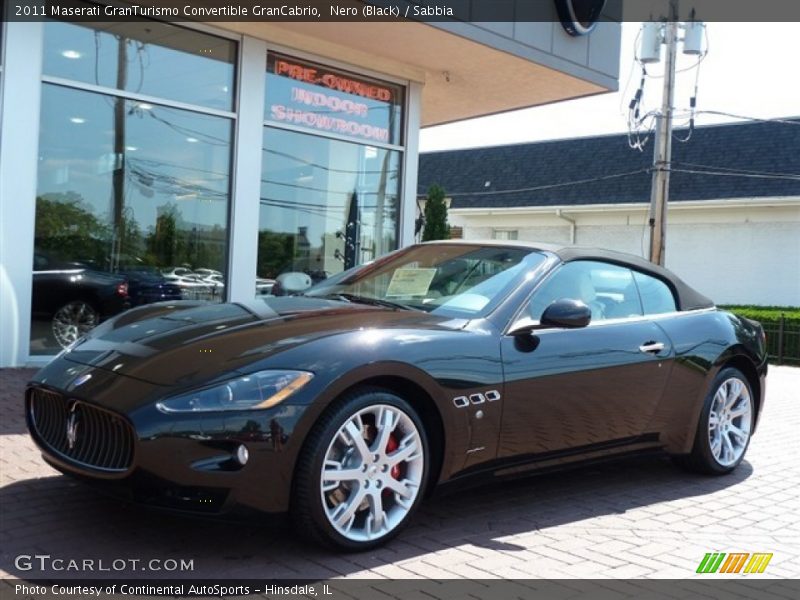 Nero (Black) / Sabbia 2011 Maserati GranTurismo Convertible GranCabrio