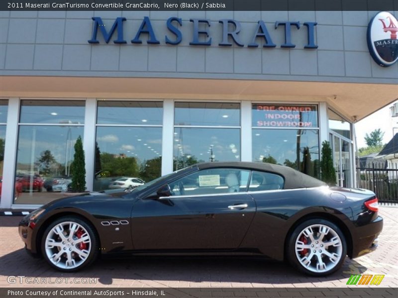 Nero (Black) / Sabbia 2011 Maserati GranTurismo Convertible GranCabrio