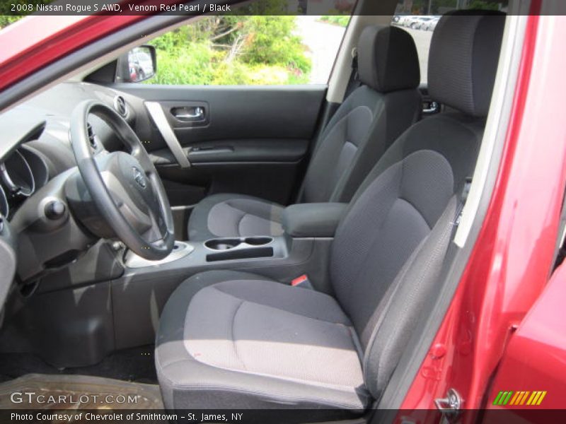 Venom Red Pearl / Black 2008 Nissan Rogue S AWD