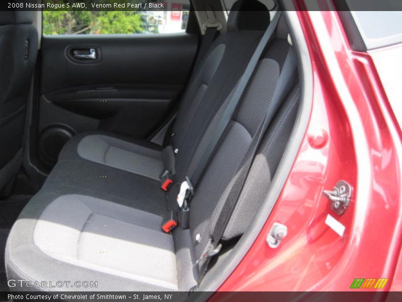 Venom Red Pearl / Black 2008 Nissan Rogue S AWD