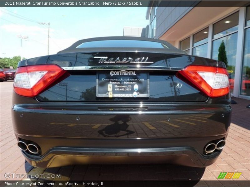 Nero (Black) / Sabbia 2011 Maserati GranTurismo Convertible GranCabrio