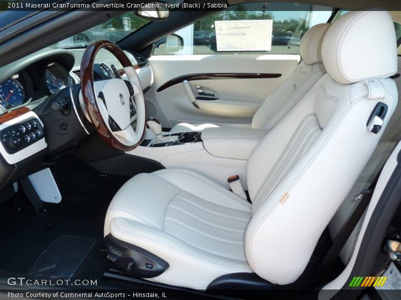 Nero (Black) / Sabbia 2011 Maserati GranTurismo Convertible GranCabrio