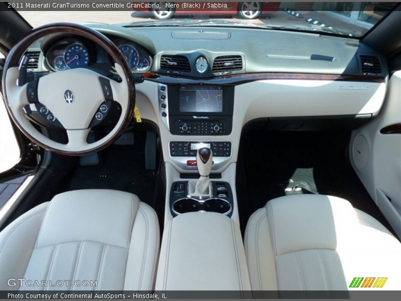 Nero (Black) / Sabbia 2011 Maserati GranTurismo Convertible GranCabrio