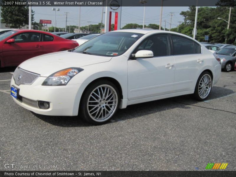 Winter Frost Pearl / Charcoal 2007 Nissan Altima 3.5 SE