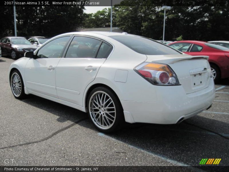 Winter Frost Pearl / Charcoal 2007 Nissan Altima 3.5 SE