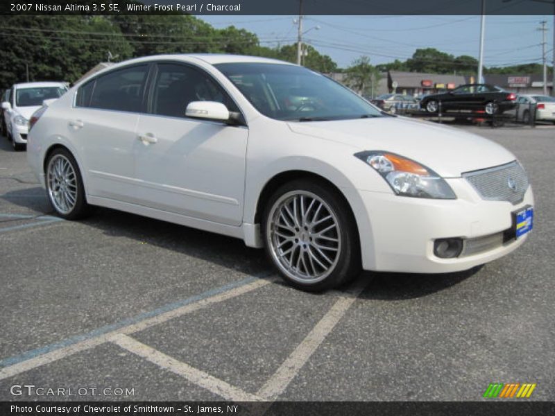 Winter Frost Pearl / Charcoal 2007 Nissan Altima 3.5 SE