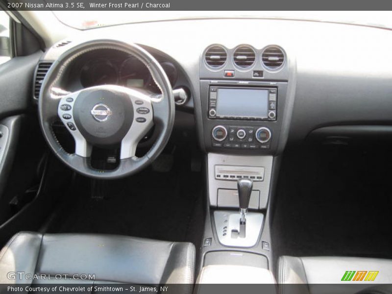 Winter Frost Pearl / Charcoal 2007 Nissan Altima 3.5 SE