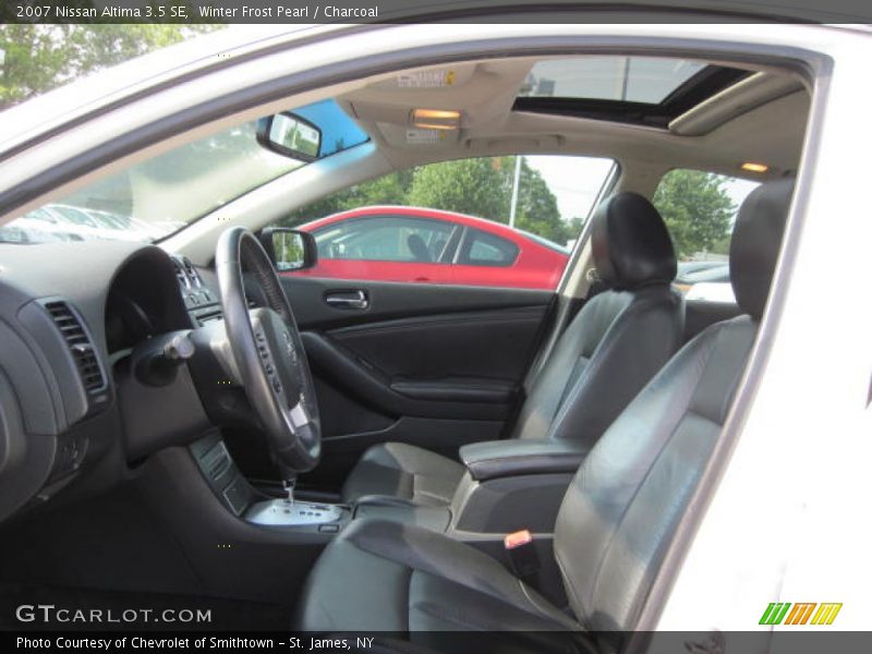 Winter Frost Pearl / Charcoal 2007 Nissan Altima 3.5 SE