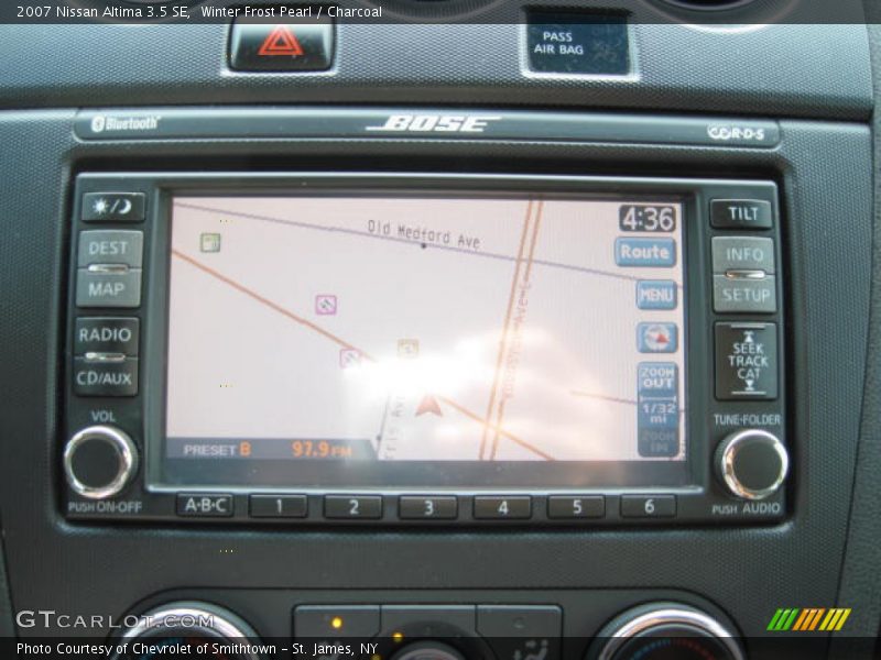 Winter Frost Pearl / Charcoal 2007 Nissan Altima 3.5 SE