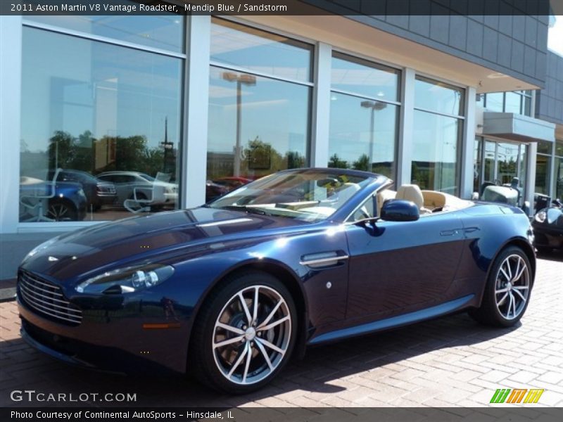 Mendip Blue / Sandstorm 2011 Aston Martin V8 Vantage Roadster