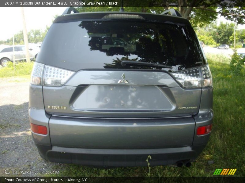 Graphite Gray Pearl / Black 2007 Mitsubishi Outlander LS 4WD