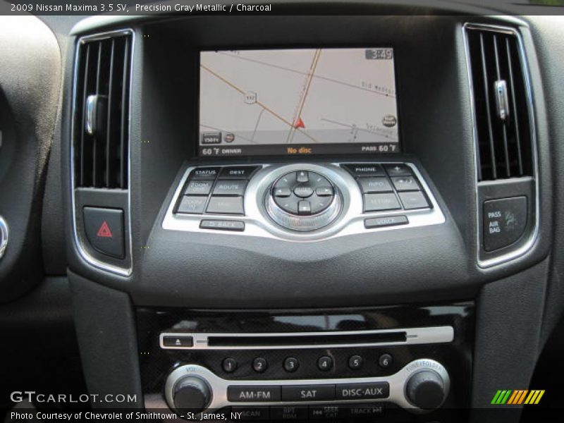 Precision Gray Metallic / Charcoal 2009 Nissan Maxima 3.5 SV