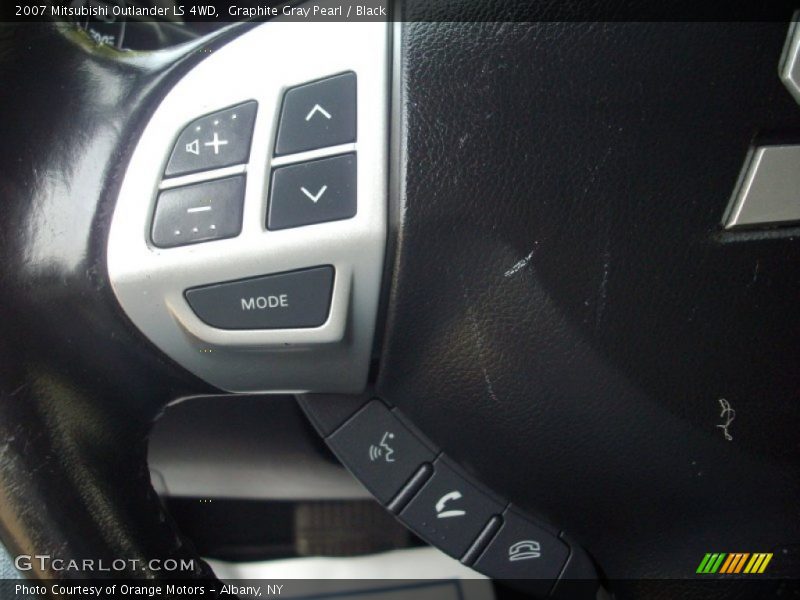 Graphite Gray Pearl / Black 2007 Mitsubishi Outlander LS 4WD